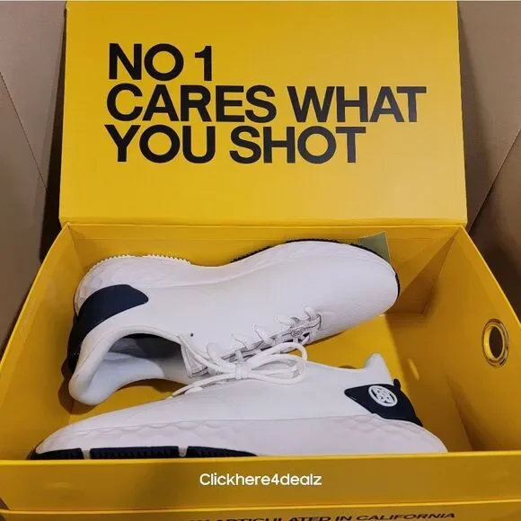 G/FORE GFORE MG4+ Limited Solid Golf Shoes Sneaker Men's Size 10.5 White Blue - Picture 10 of 11